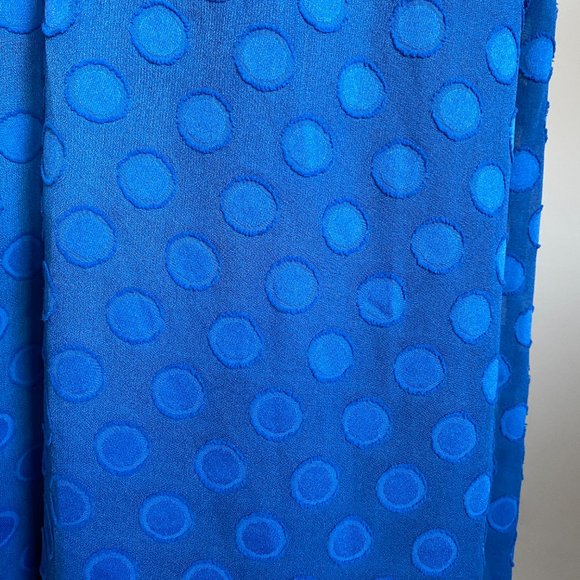 Cooper Street Blue Liberty Manhattan Frill Wide Leg Polka Dot Jumpsuit - Picture 5 of 9